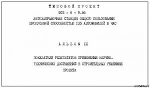 S_60 Типовой проект 503-6-9.86 а9. Автозаправочная станция общего пользования пропускной способностью 135 автомобилей в час